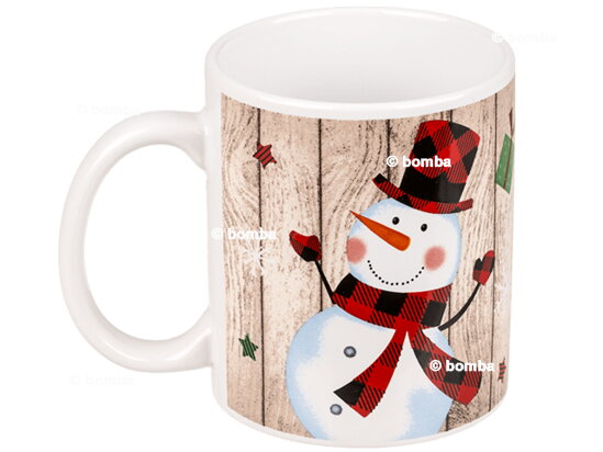 Christmas Mug with a Snowman