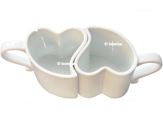 White Love Mugs