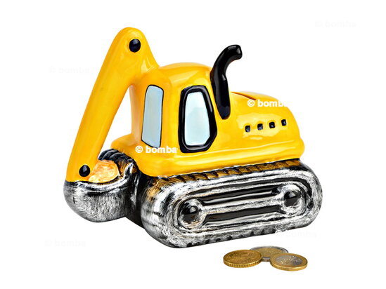 Ceramic Excavator Money Box