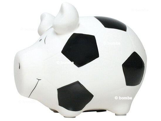 Ceramic Piggy Money Box for Football Players
