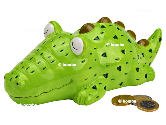 Ceramic Crocodile Money Box
