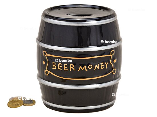 Ceramic Beer Barrel Money Box