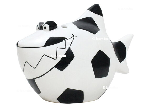 Ceramic Shark Money Box for Football Players