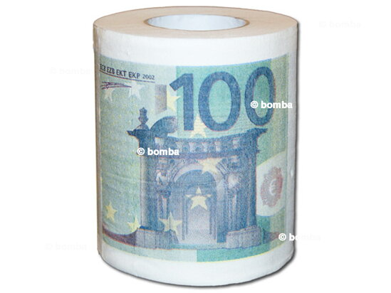 100 Euro Toilet Paper