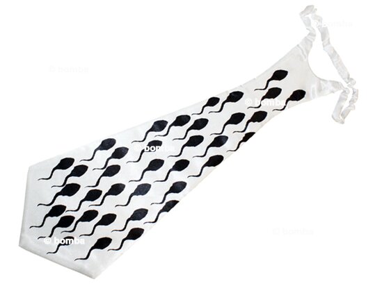 Funny Tie with Sperm