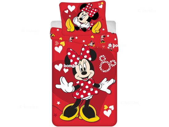 Minnie Mouse Hearts and Stars Bedding Set