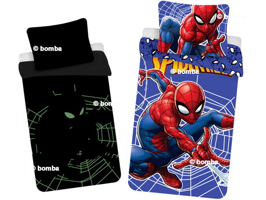Glow in the Dark Spiderman Bedding Set