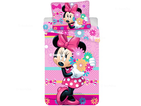 Minnie Mouse with Flowers Bedding Set