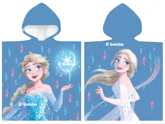 Kids Poncho Frozen II Snow