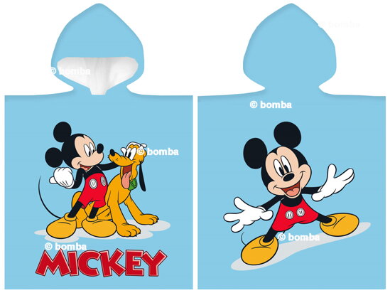 Blue Kids Poncho Mickey Mouse