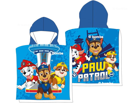 Blue Kids Poncho Paw Patrol