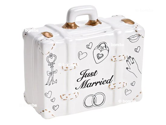 Wedding Suitcase Money Box