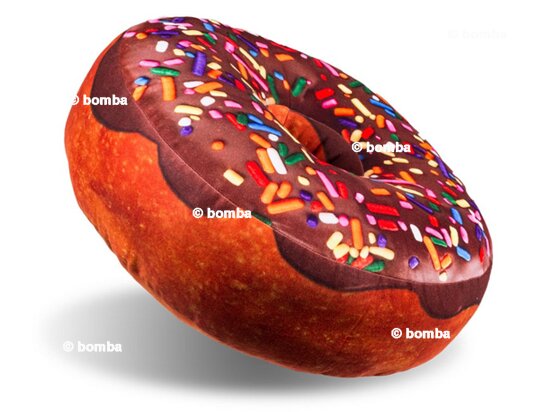 Large Donut-Shaped Pillow