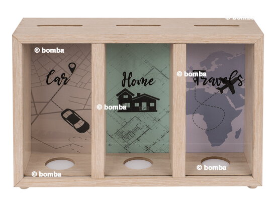 Wooden Money Box for Life Goals and Dreams