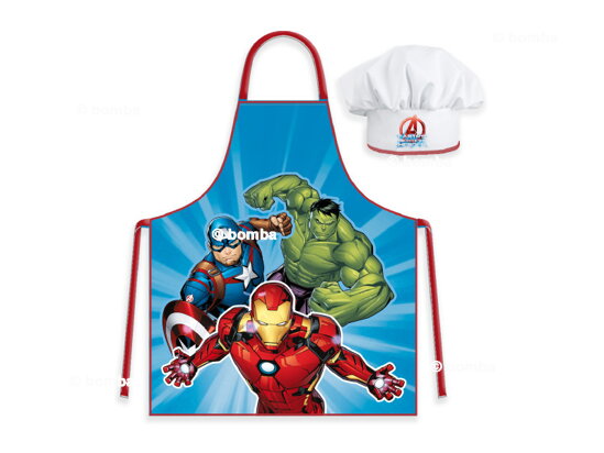 Kids Apron with Chef Hat Avengers