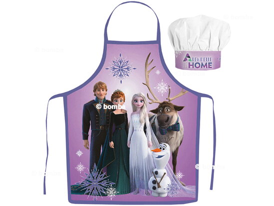 Kids Apron with Chef Hat Frozen Family