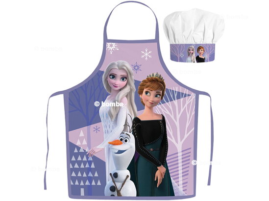 Girls Apron with Chef Hat Frozen