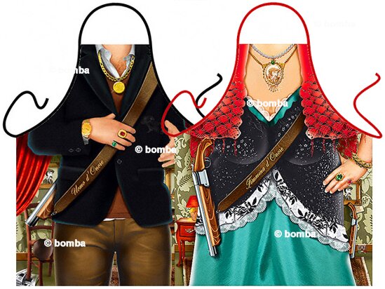 Mafia Aprons for Couples