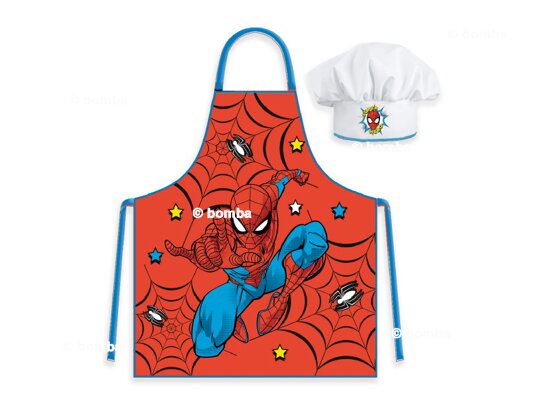 Children’s Apron with Hat Spiderman Super Hero