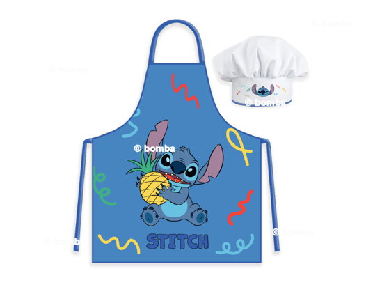 Blue Kids Apron Disney Lilo and Stitch