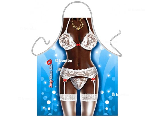 Sexy Black Woman Apron