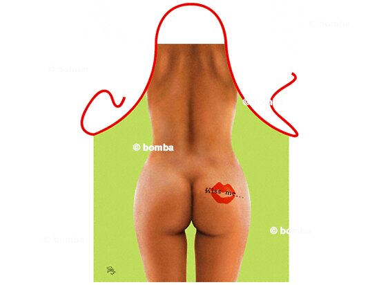 Kiss My Ass Apron for Women