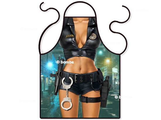 Police Woman Apron