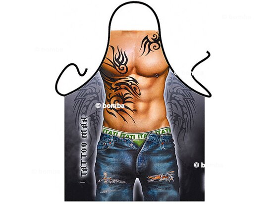 Tattoo Man Apron