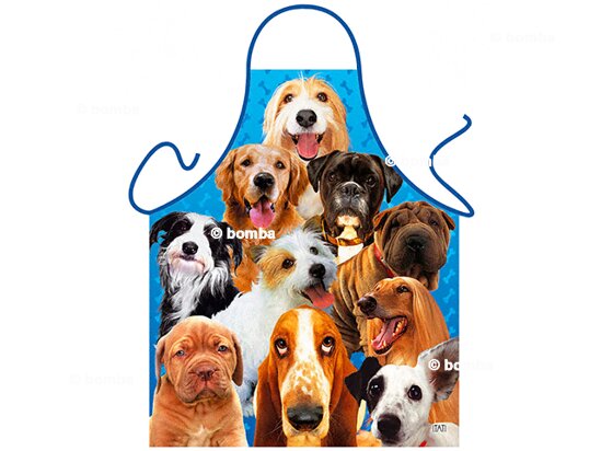 Dogs Motif Apron