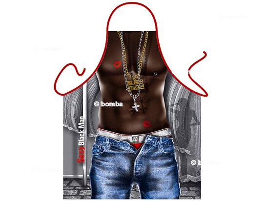 Sexy Black Man Apron