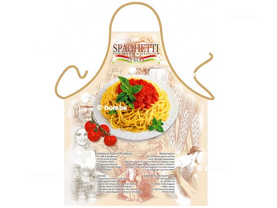 Spaghetti and Basil Apron
