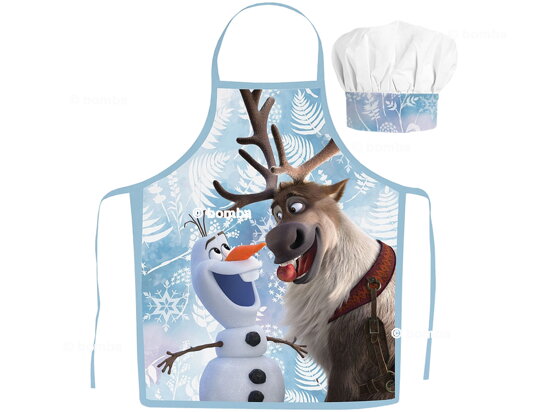 Kids Apron with Chef Hat Frozen Sven and Olaf