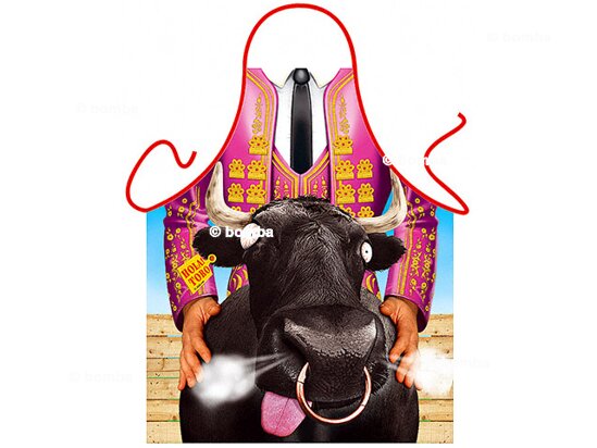 Apron Bullfighter with bull