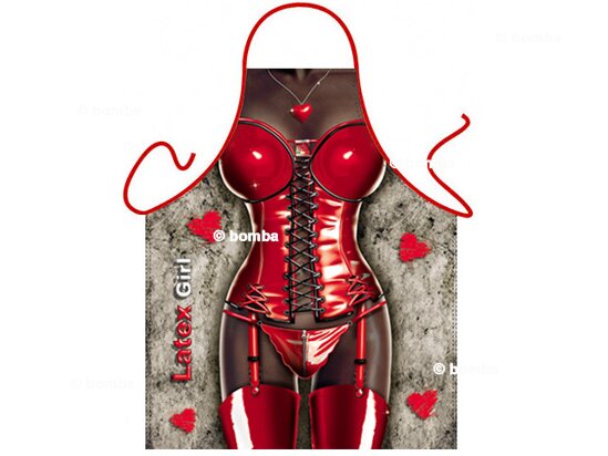 Apron Woman in latex