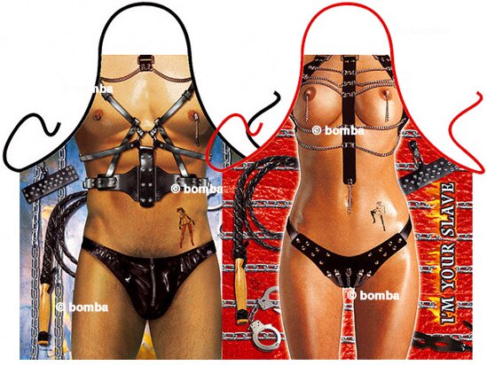 BDSM Slave and Female Slave Aprons