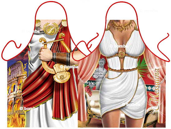 Nero and Messalina Aprons